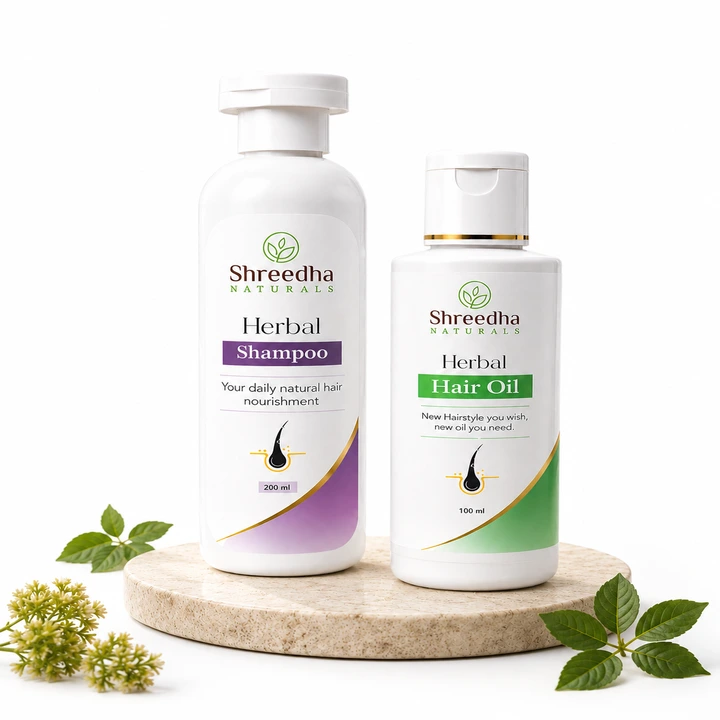 Shreedha Hair Care Combo (Hair Oil + Shampoo)